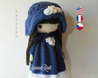 Matilda - Amigurumi Doll Crochet Pattern PDF