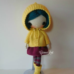 Coraline Amigurumi Doll Crochet Pattern PDF image 6