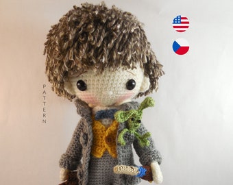 Newt-Amigurumi Doll Crochet Pattern