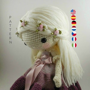 Victoria Amigurumi Doll Crochet Pattern PDF image 1