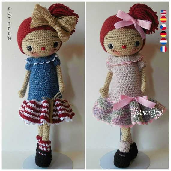 free raggedy ann crochet pattern