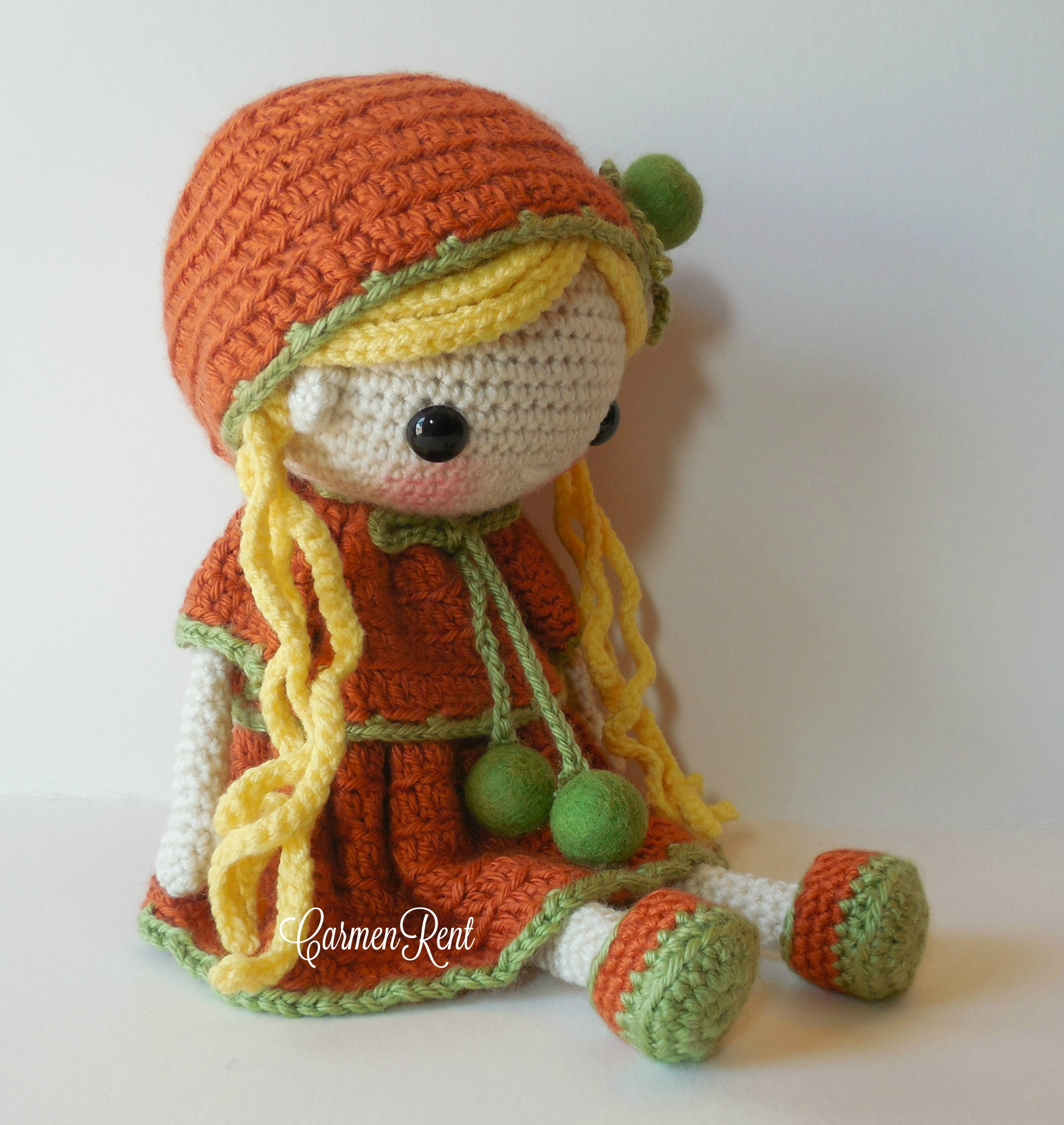 Crochet Pattern Doll Jennifer 