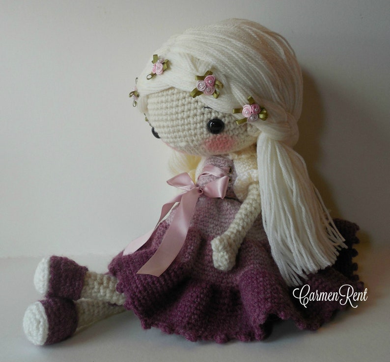 Victoria Amigurumi Doll Crochet Pattern PDF image 3