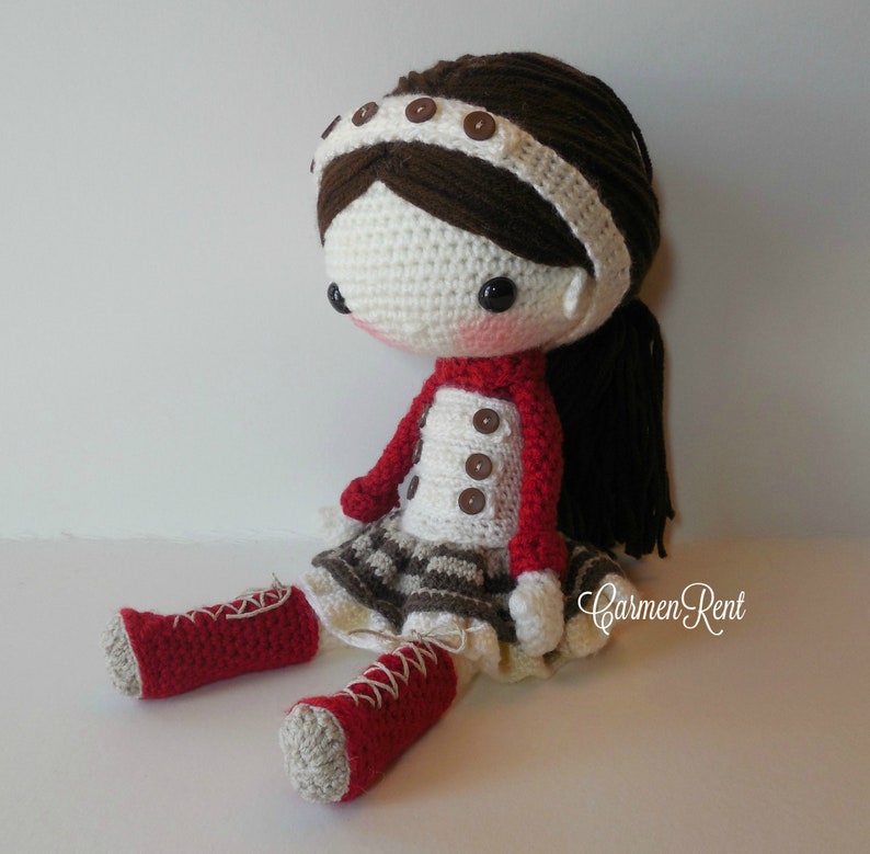 Olivia Amigurumi Doll Crochet Pattern PDF image 6