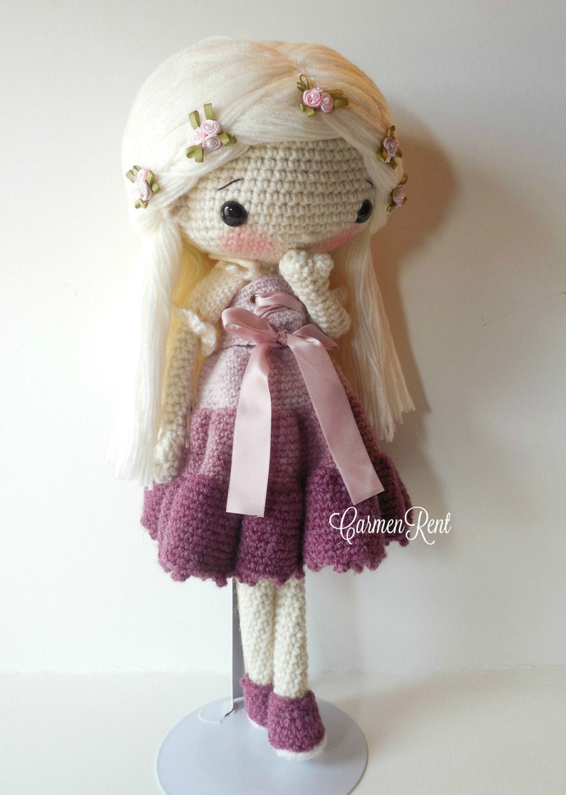 Victoria Amigurumi Doll Crochet Pattern PDF image 2