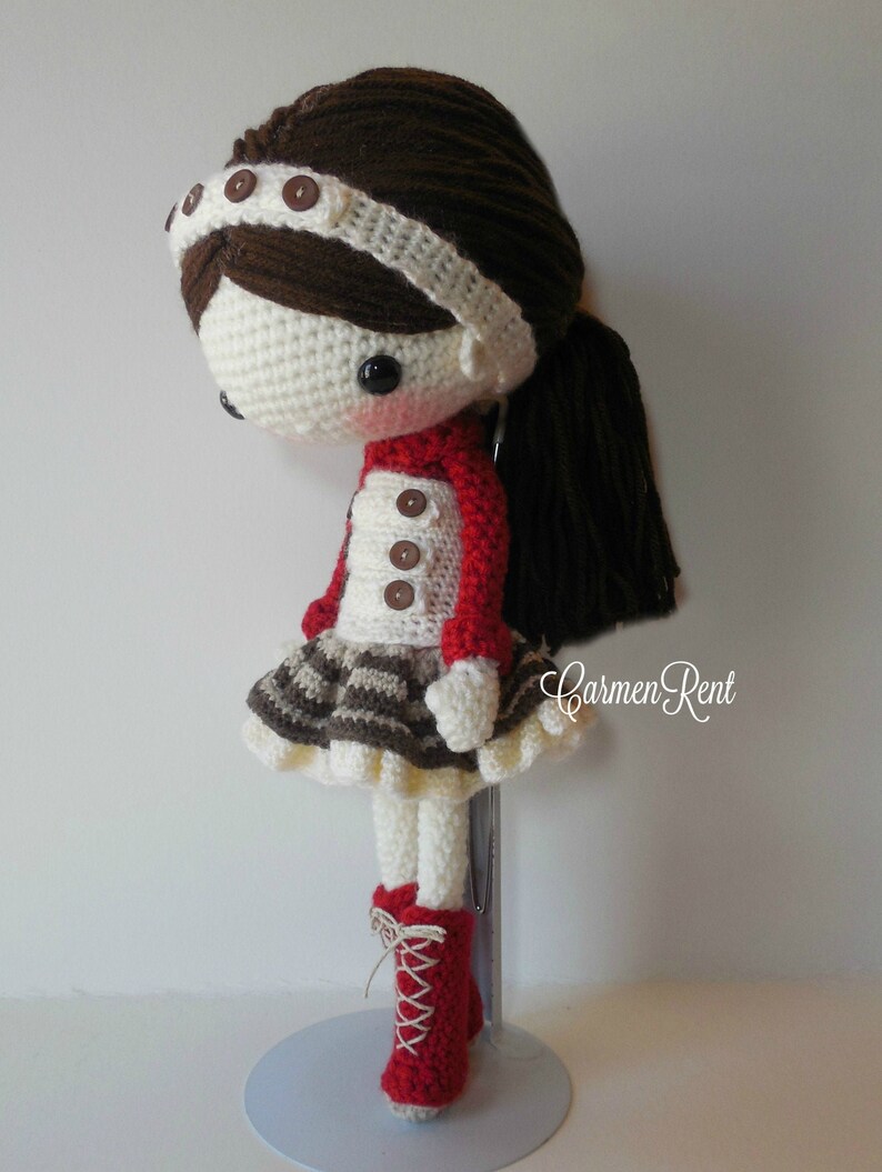 Olivia Amigurumi Doll Crochet Pattern PDF image 7