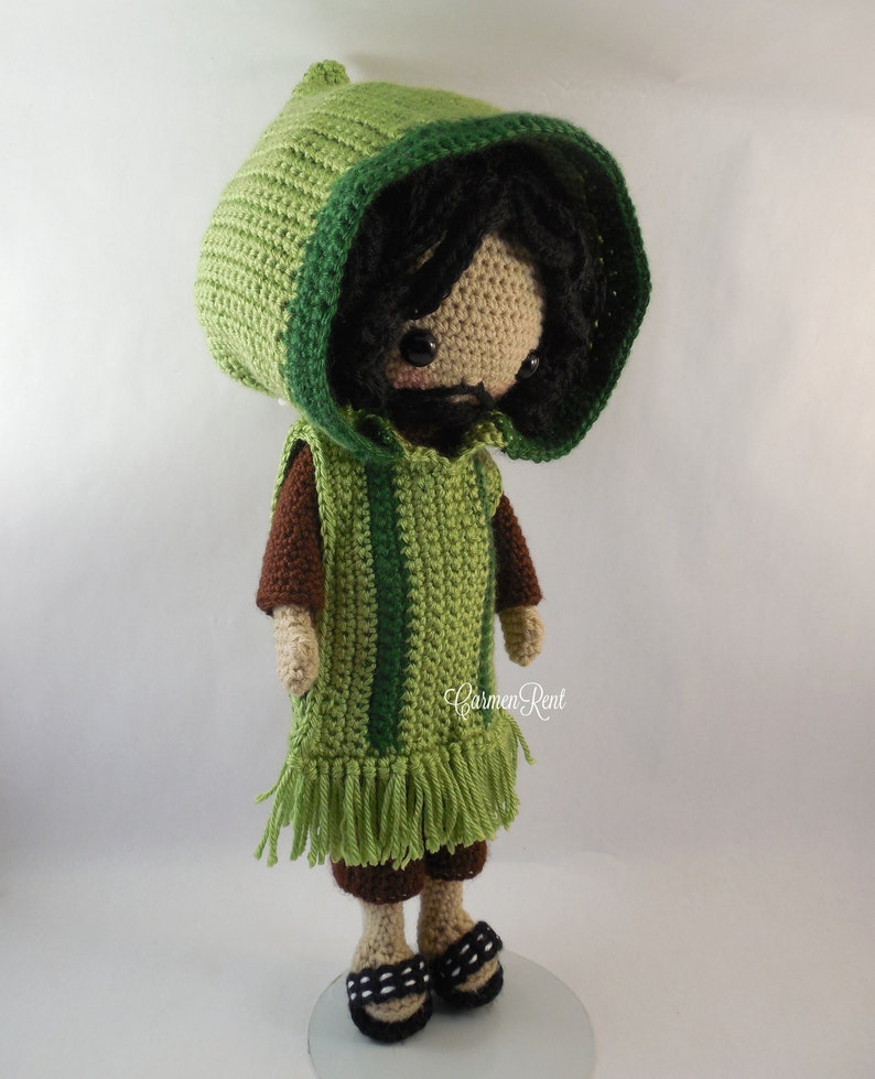 Amigurumi Doll Crochet Pattern PDF. Removable Clothes. image 6