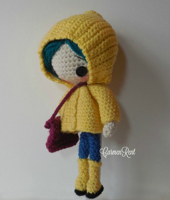 Buy Coraline Petite Amigurumi Doll Crochet Pattern PDF Online in