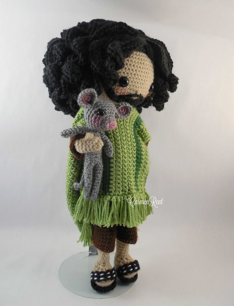 Amigurumi Doll Crochet Pattern PDF. Removable Clothes. image 3