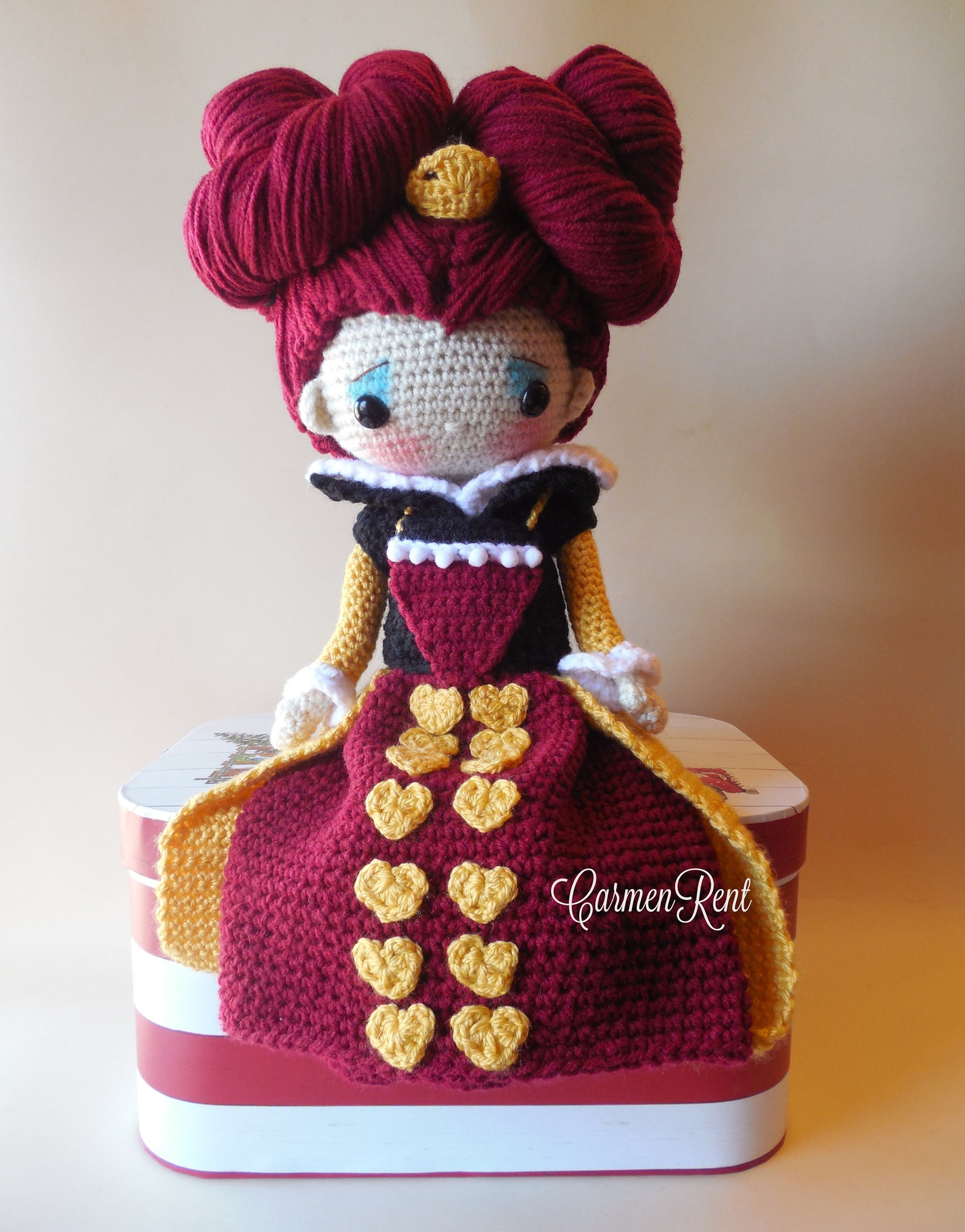 The Queen Amigurumi Doll Crochet Pattern PDF. Etsy Canada