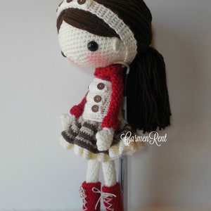 Olivia Amigurumi Doll Crochet Pattern PDF image 10