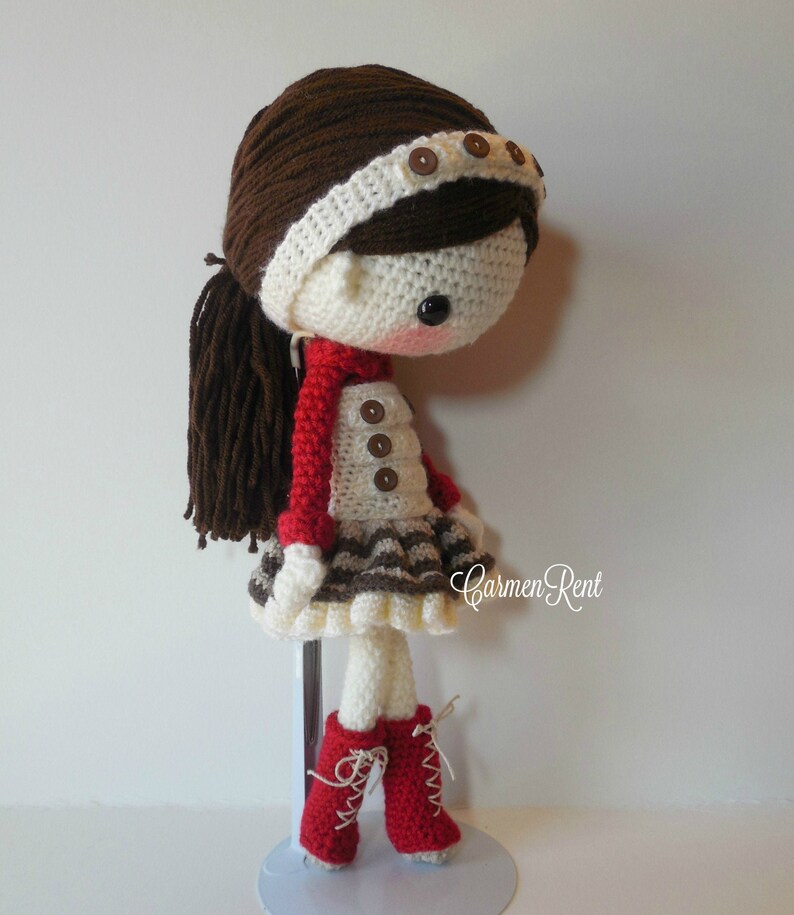 Olivia Amigurumi Doll Crochet Pattern PDF image 3