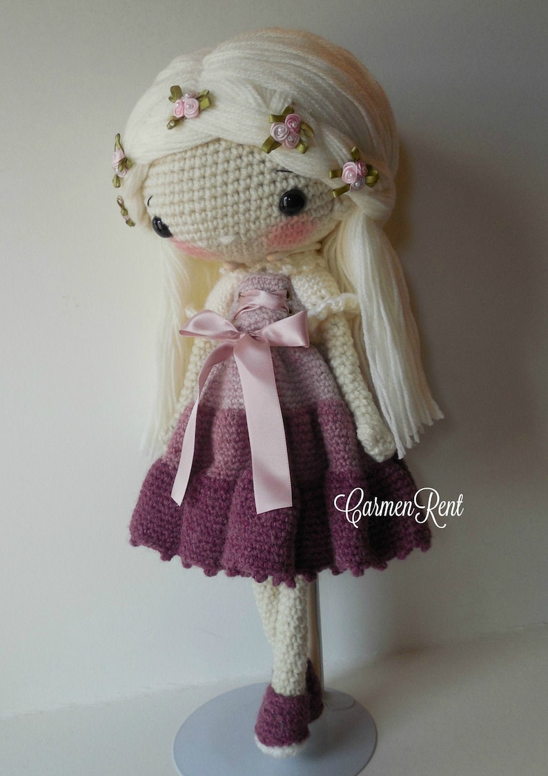 Victoria Amigurumi Doll Crochet Pattern PDF image 4