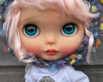 ADOPTED OOAK Custom Blythe Doll Takara EBL Base on Piccodo Body