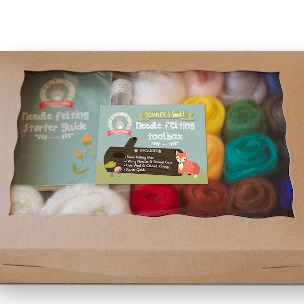 Needle Felting Kit Beginner Etsy