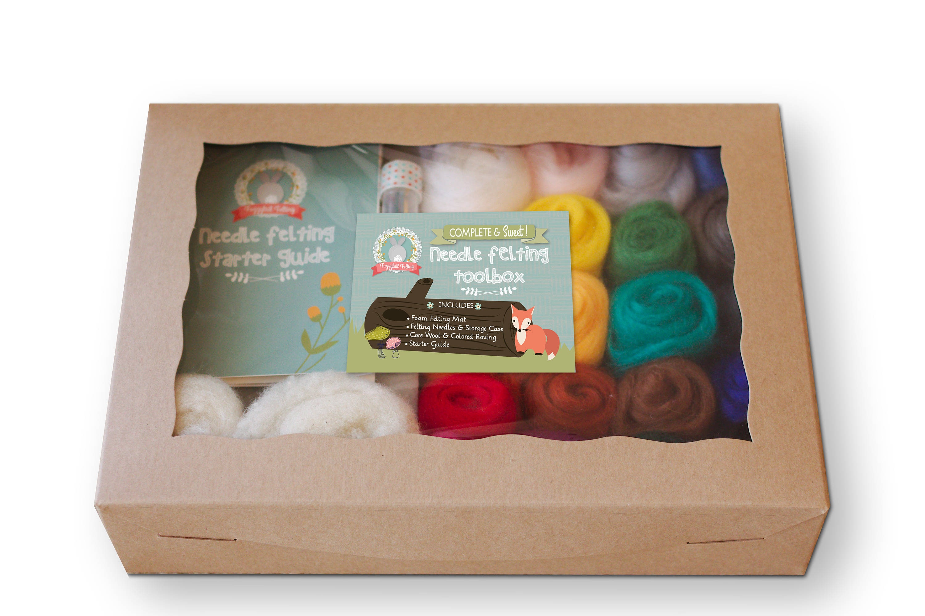 Complete Needle Felting Starter Kit Classic Tones Felting Etsy