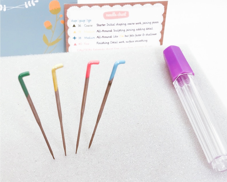 Best Needle Felting Starter Set Complete W/ Needles Case Etsy
