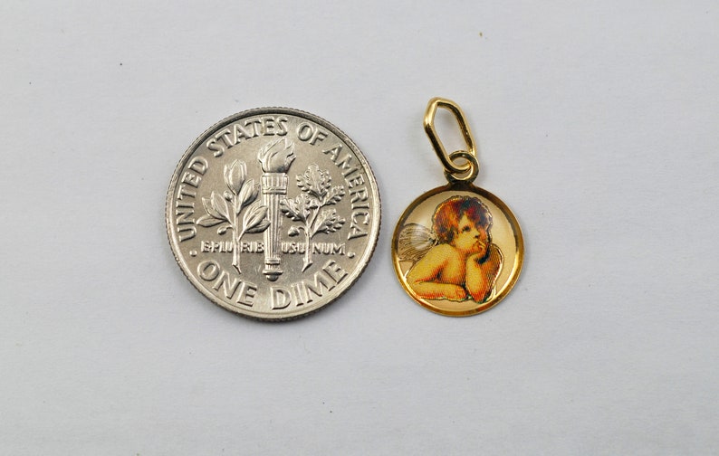 DiamondJewelryNY 14kt Gold Filled Guardian Angel Pendant