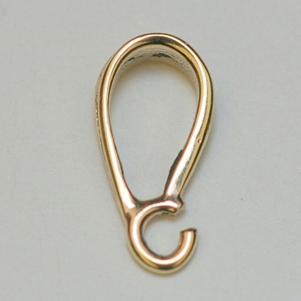 14K solid gold medium size bail