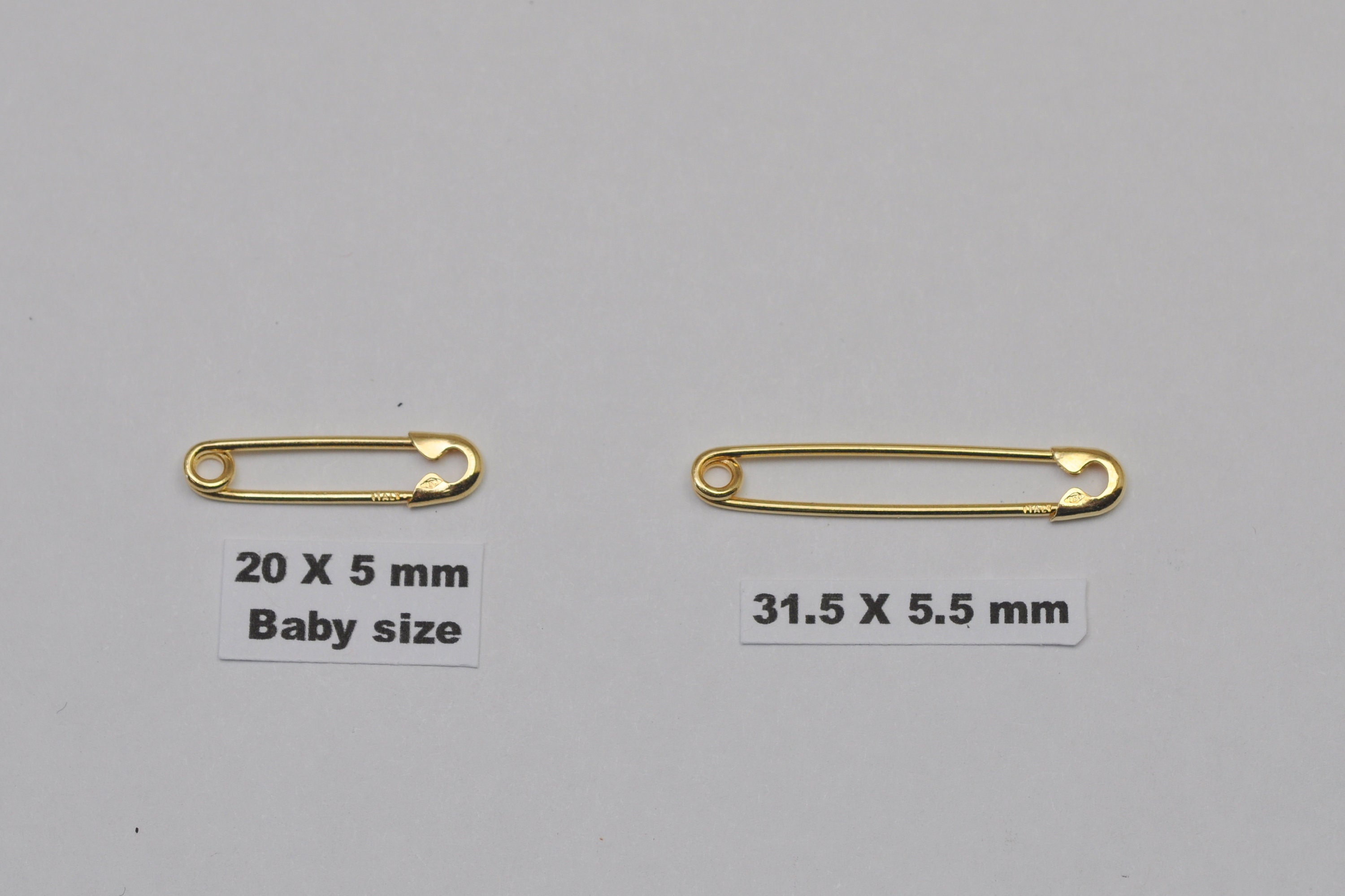 18K Gold Plated Safety Pins, Hobby Lobby