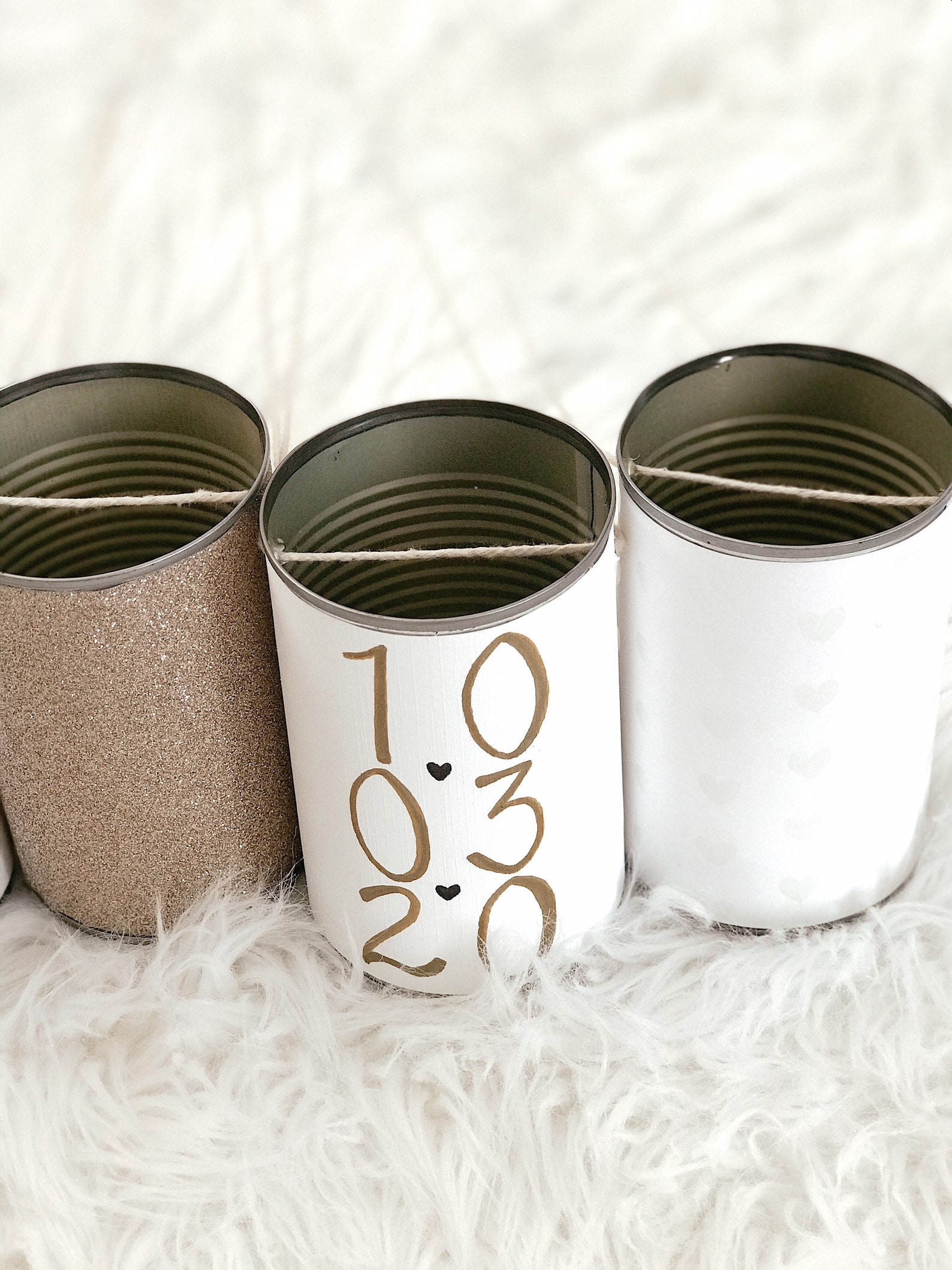 Personalized Wedding Car Tin CansJust Married/Make Some Etsy