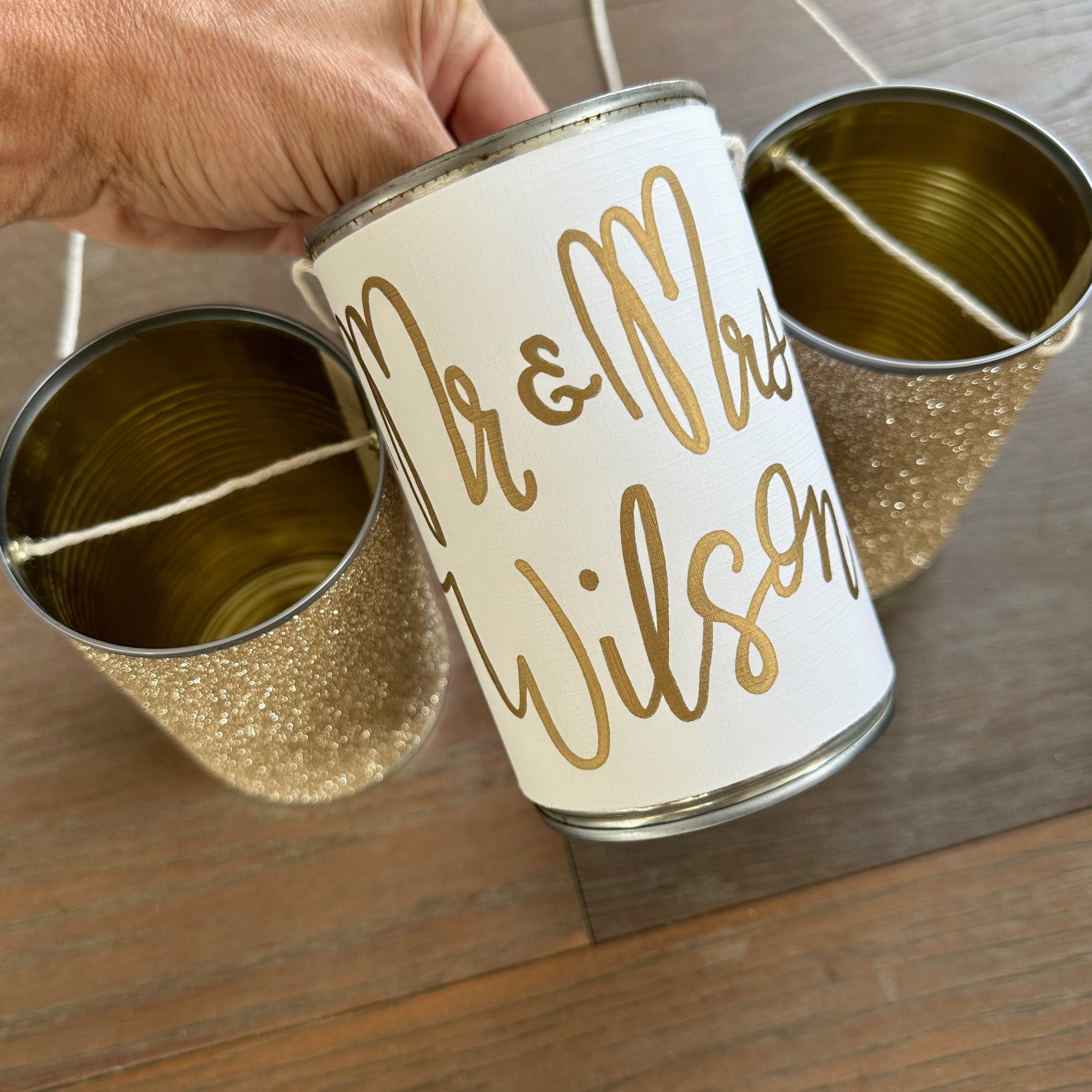 Personalized Wedding Car Tin Cans-just Married/make Some Noise/car Cans Personalized Wedding Car Tin Cans-just Married/make Some Noise/car Cans