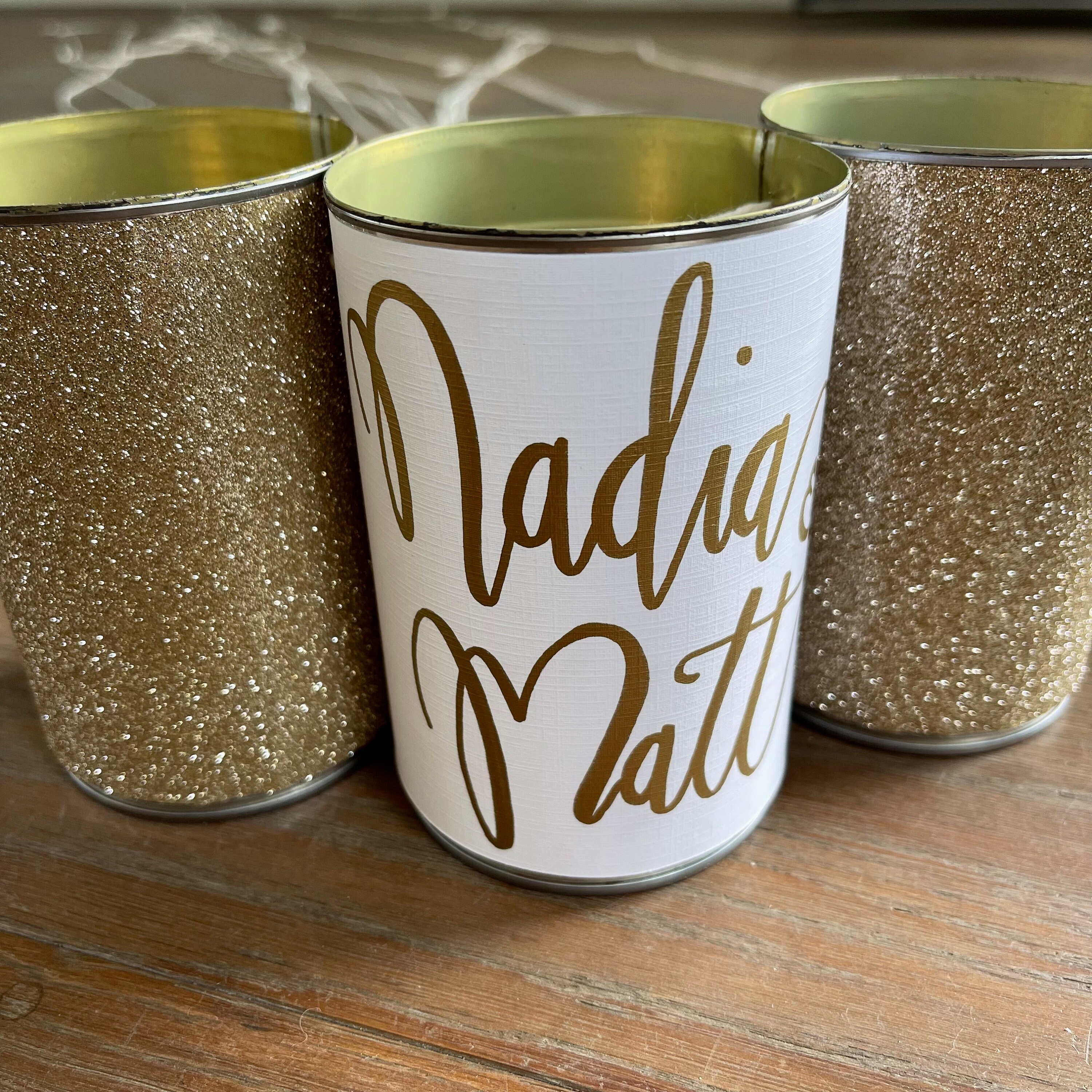 Personalized Wedding Car Tin Cans-just Married/make Some Noise/car Cans Personalized Wedding Car Tin Cans-just Married/make Some Noise/car Cans