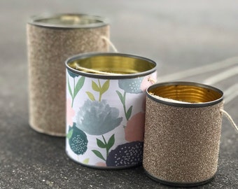 Wedding Car Tin Cans-Just Married/Make Some Noise/Car Cans/Aluminum Cans/Bride/Groom/Custom/Getaway/Tin Cans/Rustic/Chic/Charm/Wedding/Decor
