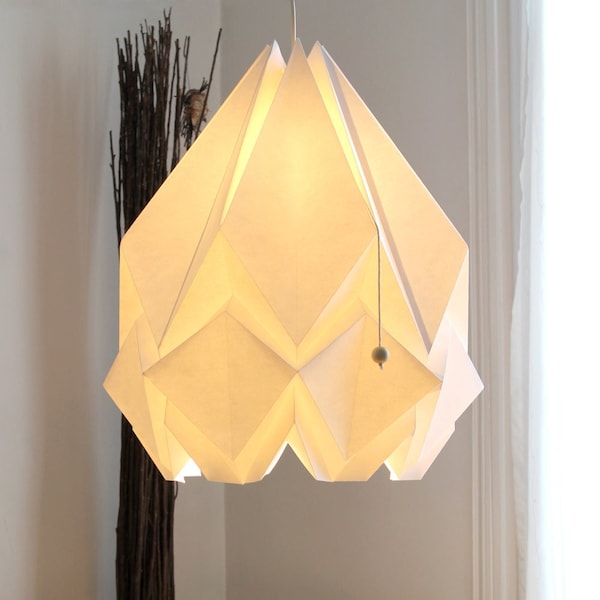 Luminaire origami XXL | Suspension surdimensionée | Parfait pour votre salon ou grandes pièces | Fait main| Disponible en plusieurs couleurs