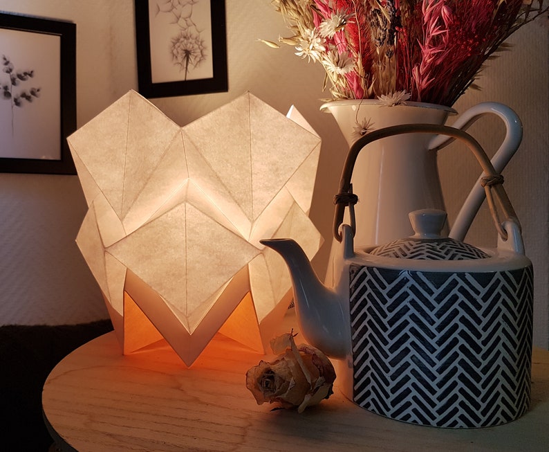 Origami Table Lamp in paper image 8
