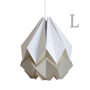 large white paper lampshades