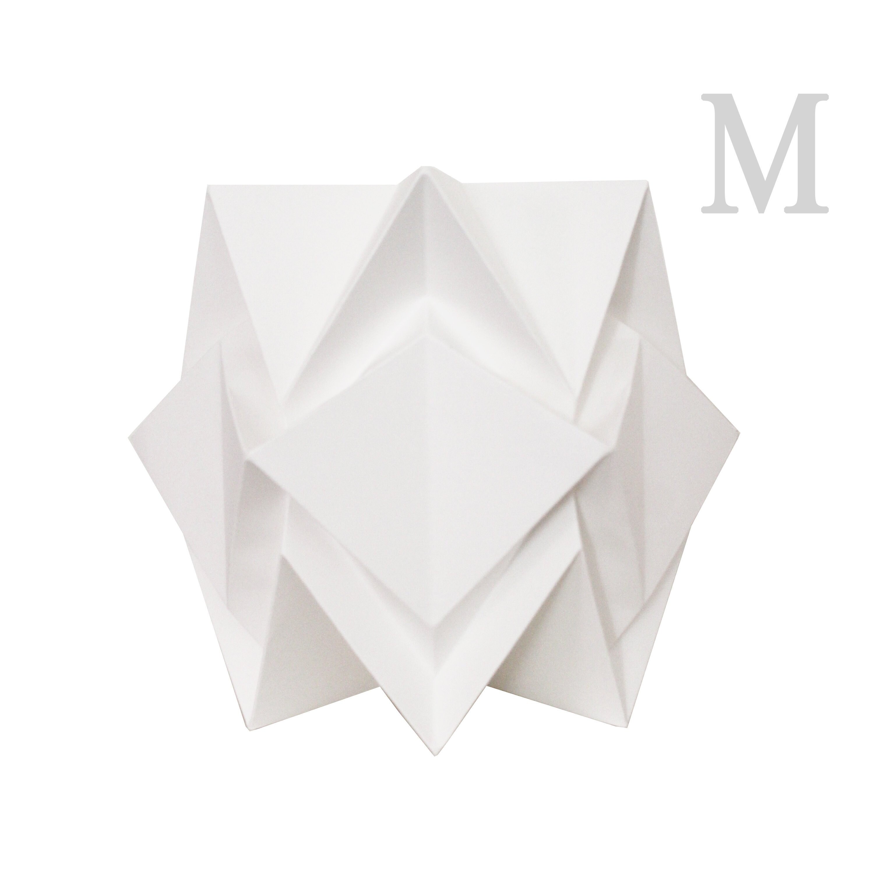Original Table Lamp Size M Handmade Contemporary Origami Lighting Scandinavian Design Perfect For Your Home Pure Shapes