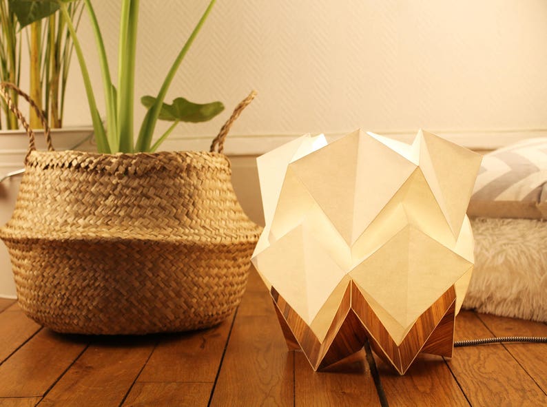 Origami Table Lamp in paper image 6