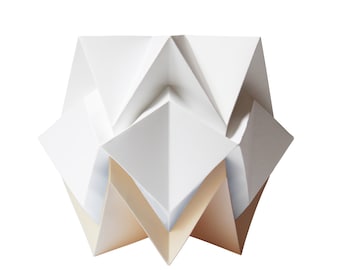 Origami Table Lamp in paper