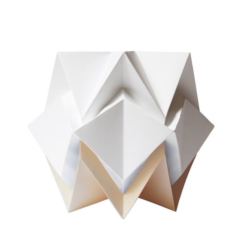 Origami Table Lamp in paper image 1