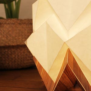Origami Table Lamp in paper image 5