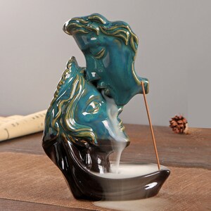 Abstract character ornaments pouring incense burner ceramic incense holder incense burner tray incense table home decoration crafts