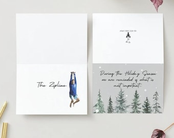 Tim Robinson Zip Line Priorities Holiday Card | Funny Card | Printable Digital Download Card| I Think You Should Leave Christmas Hannukah