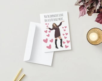 Alexis Rose Schitts Creek Card Little Bit Alexis| Valentine's Day| Funny Card | Printable Digital Download Card| I'm a little bit