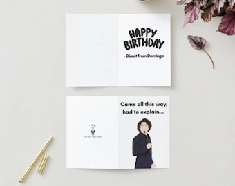 Domingo SNL trending song, Domingo Expresso, Expresso parade, Birthday Card | Funny Card | Printable Digital Download Card| Domingo | SNL