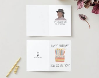 Tim Robinson Brian's Hat Birthday Card | Funny Card | Printable Digital Download Card| I Think You Should Leave