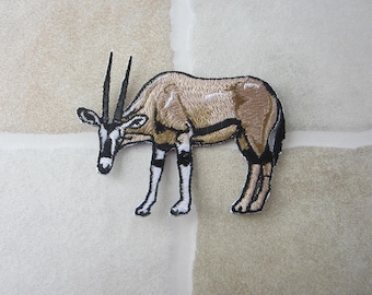 Embroidered Oryx Patch Iron/Sew On