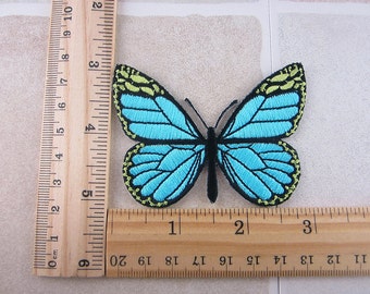 Embroidered Butterfly Patch Iron/Sew On