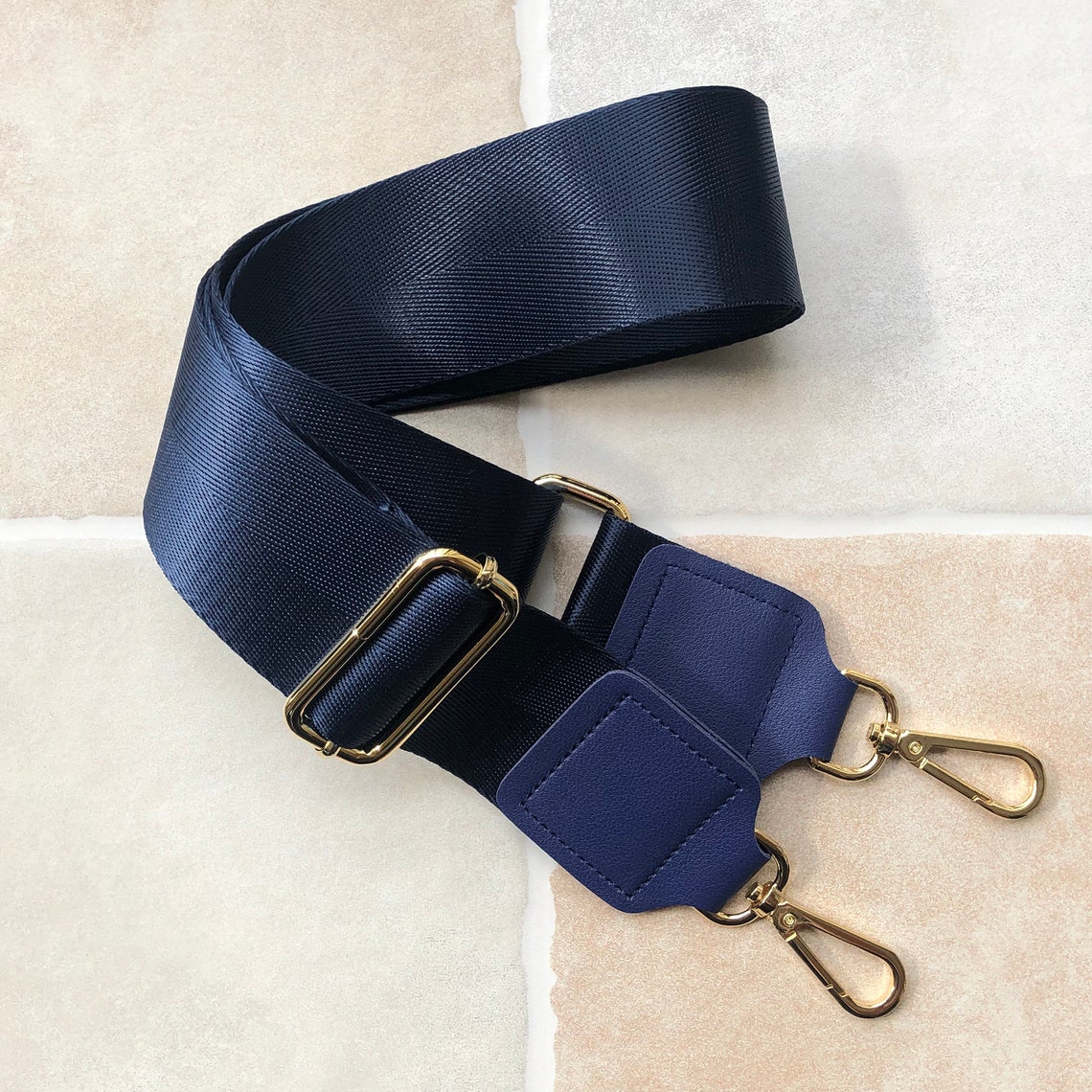 Navy Nylon Strap for Bag 2 Inch Wide Cross Body Strap Etsy