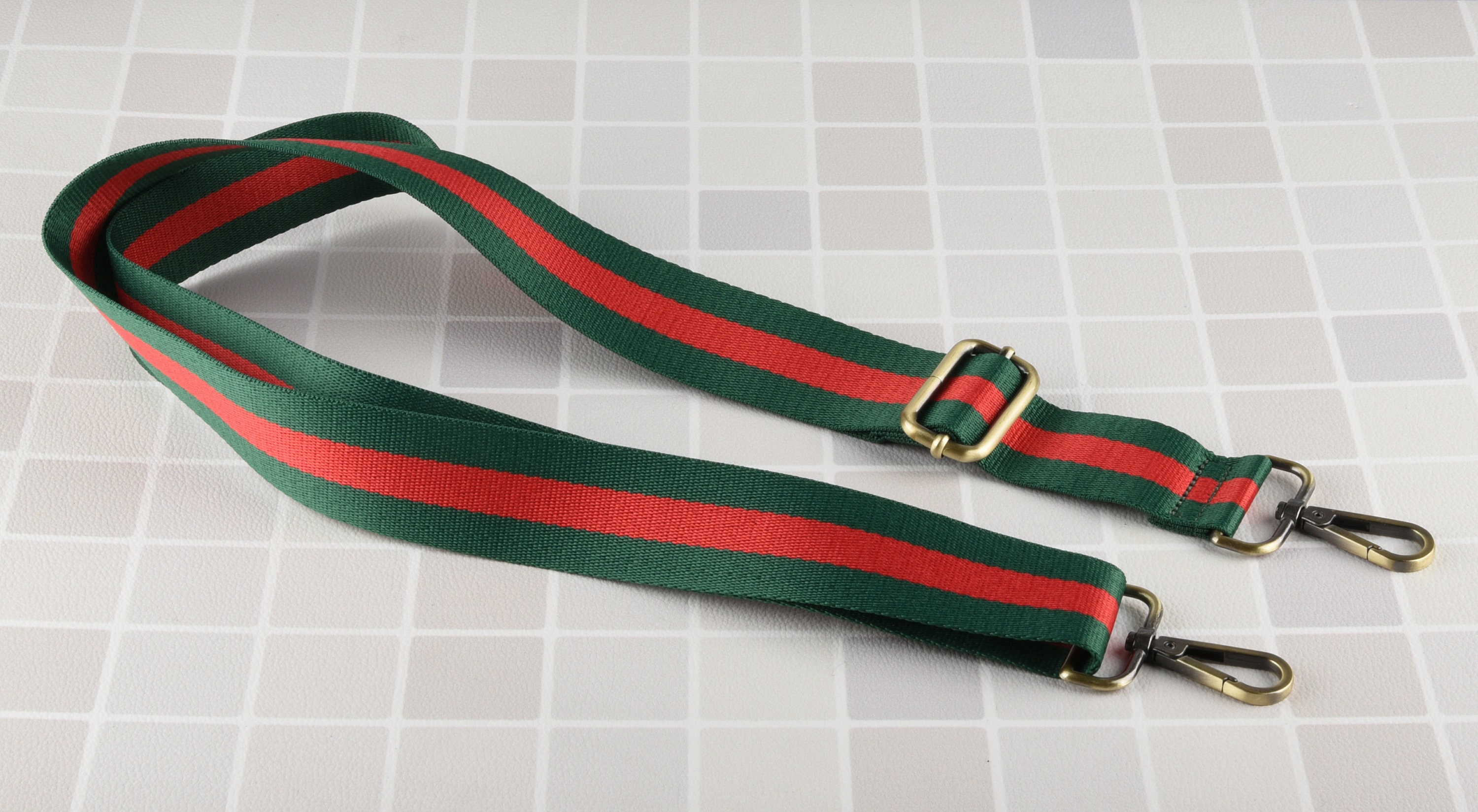 Green and Red Crossbody Bag Strap Adjustable Handbag Strap Etsy