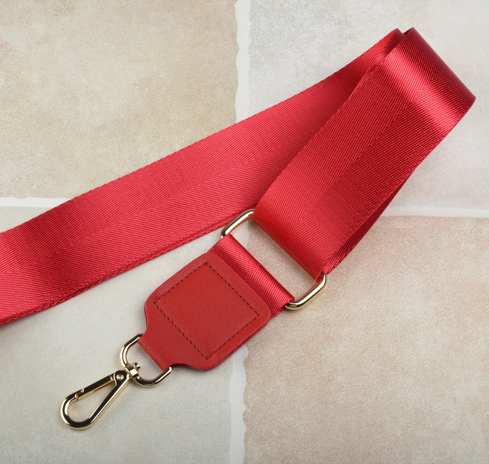 Red Nylon Strap for Bag 2 inch Wide Cross Body Strap Etsy