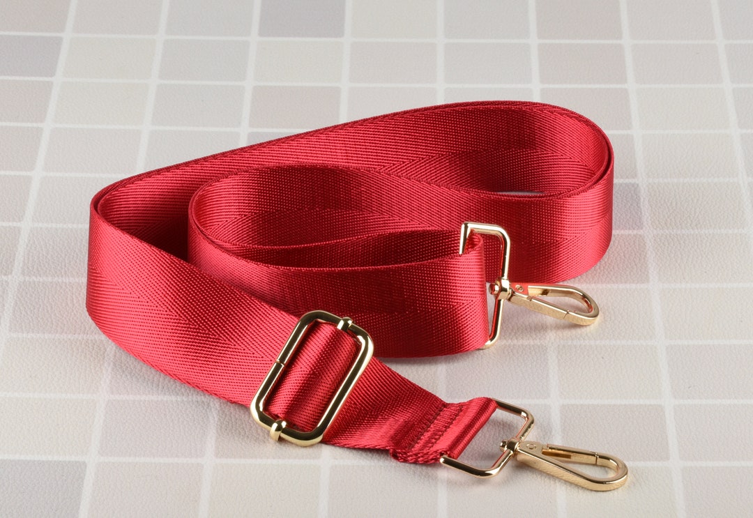 Red Nylon Strap for Bag 1.5 Inch Wide Crossbody Strap Etsy