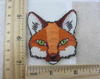Embroidered Fox Patch Iron/Sew On