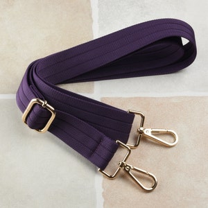 Lila Nylon Gurtband, 3cm Breiter Kreuzgurt