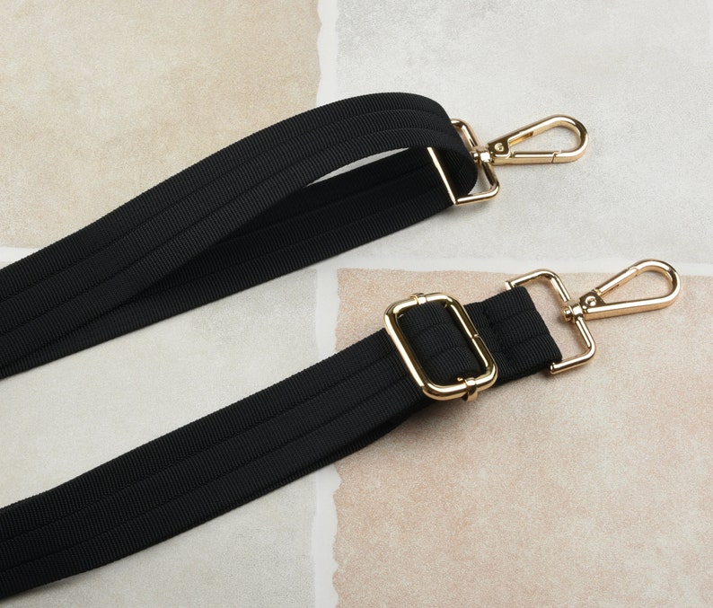 Black Nylon Strap for Bag 1.18 Inch Wide Cross Body Strap Etsy